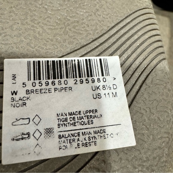 Clarks Cloud Stepper Breeze Piper Black And Gray Slides Sandals 11 M - Picture 2 of 8